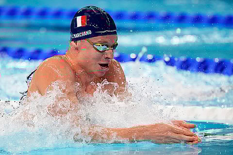 French swimmer Leon Marchand
